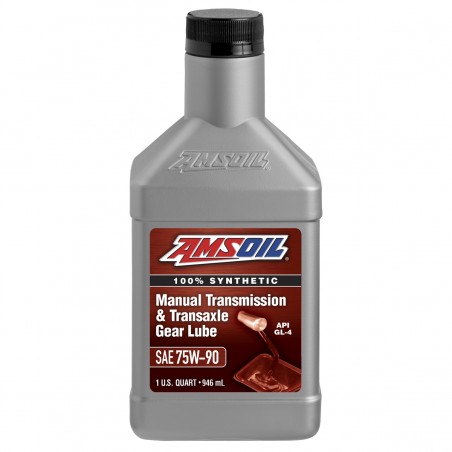 Olej przekładniowy AMSOIL 75W90 GL4 Synthetic Manual and Transaxle Gear Lube (MTG) 0.946L