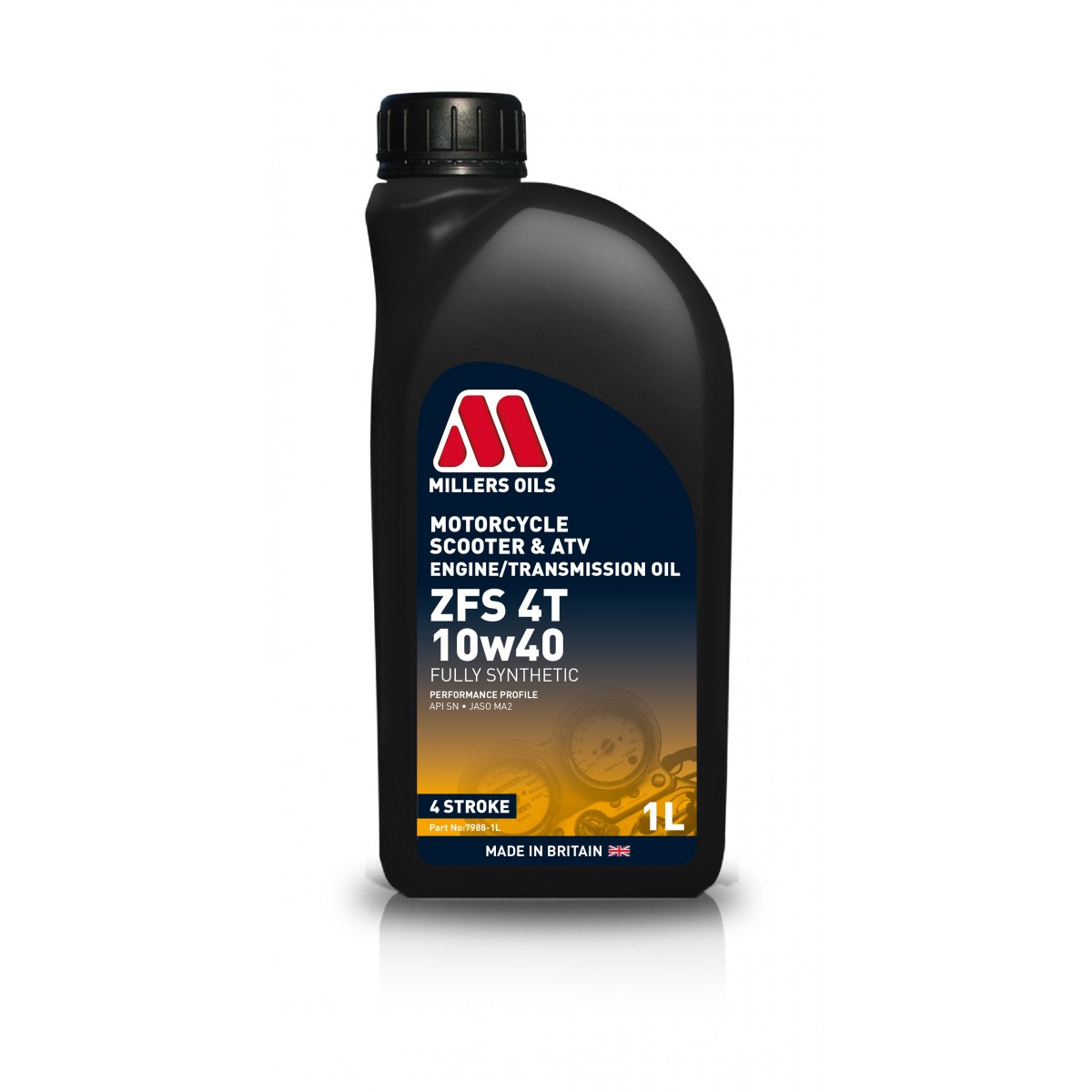 Olej do motocykla Millers Oils ZFS 10W40 1L Olej do motocykla Millers Oils ZFS 10W40 1L